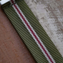 Load image into Gallery viewer, Textured 'A400' Striped Military Green NATO