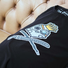 Load image into Gallery viewer, Griff Strap Pirate - Black T-shirt