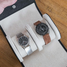 Load image into Gallery viewer, Watch Tube For Two Watches In Black
