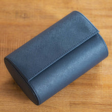 Load image into Gallery viewer, Watch Tube For Two Watches In Navy Blue