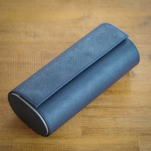 Load image into Gallery viewer, Watch Tube For Three Watches In Navy Blue