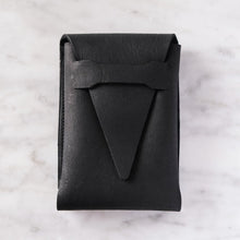 Load image into Gallery viewer, DE GRIFF Short Watch Pouch in Oiled Black (Bracelet edition)