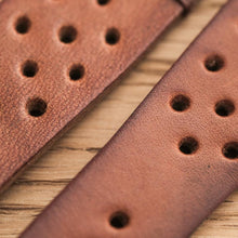 Load image into Gallery viewer, Vintage Brown Rally Strap
