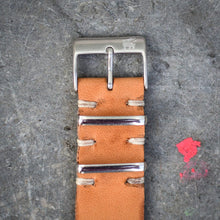 Load image into Gallery viewer, Rugged Leather Tan NATO
