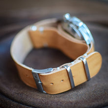Load image into Gallery viewer, Rugged Leather Tan NATO