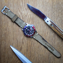 Load image into Gallery viewer, Distressed Forrest Green Rough Suede