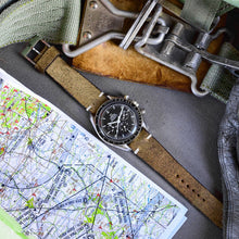 Load image into Gallery viewer, Distressed Forrest Green Rough Suede