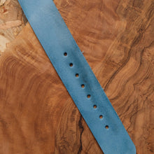 Load image into Gallery viewer, Bombay Blue Rugged Leather NATO