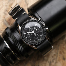 Load image into Gallery viewer, Rugged Leather Black NATO