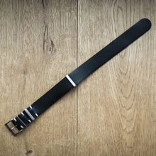 Load image into Gallery viewer, Rugged Leather Black NATO