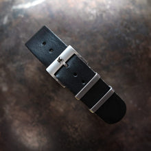 Load image into Gallery viewer, Rugged Leather Black NATO