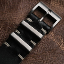 Load image into Gallery viewer, Rugged Leather Black NATO