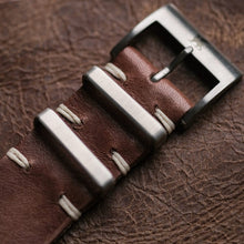 Load image into Gallery viewer, Rugged Leather Brown NATO