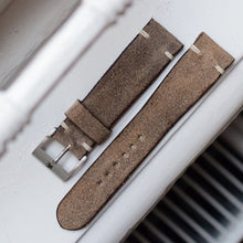 Load image into Gallery viewer, Stonewash Grey Rough Suede