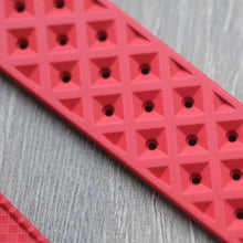 Load image into Gallery viewer, Rubber Tropic Strap Red