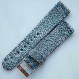 Denim Blue Ostrich Fino (Zero Wait)