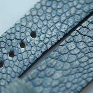 Denim Blue Ostrich Fino (Zero Wait)