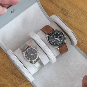 Watch Tube For Two Watches In Grey