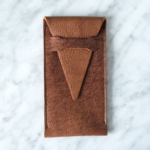 DE GRIFF Tumbled Brown Watch Pouch