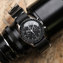 Load image into Gallery viewer, Rugged Leather Black NATO
