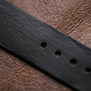 Rugged Leather Black NATO