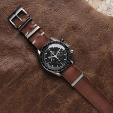 Load image into Gallery viewer, Rugged Leather Brown NATO
