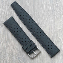 Load image into Gallery viewer, Rubber Tropic Strap Black
